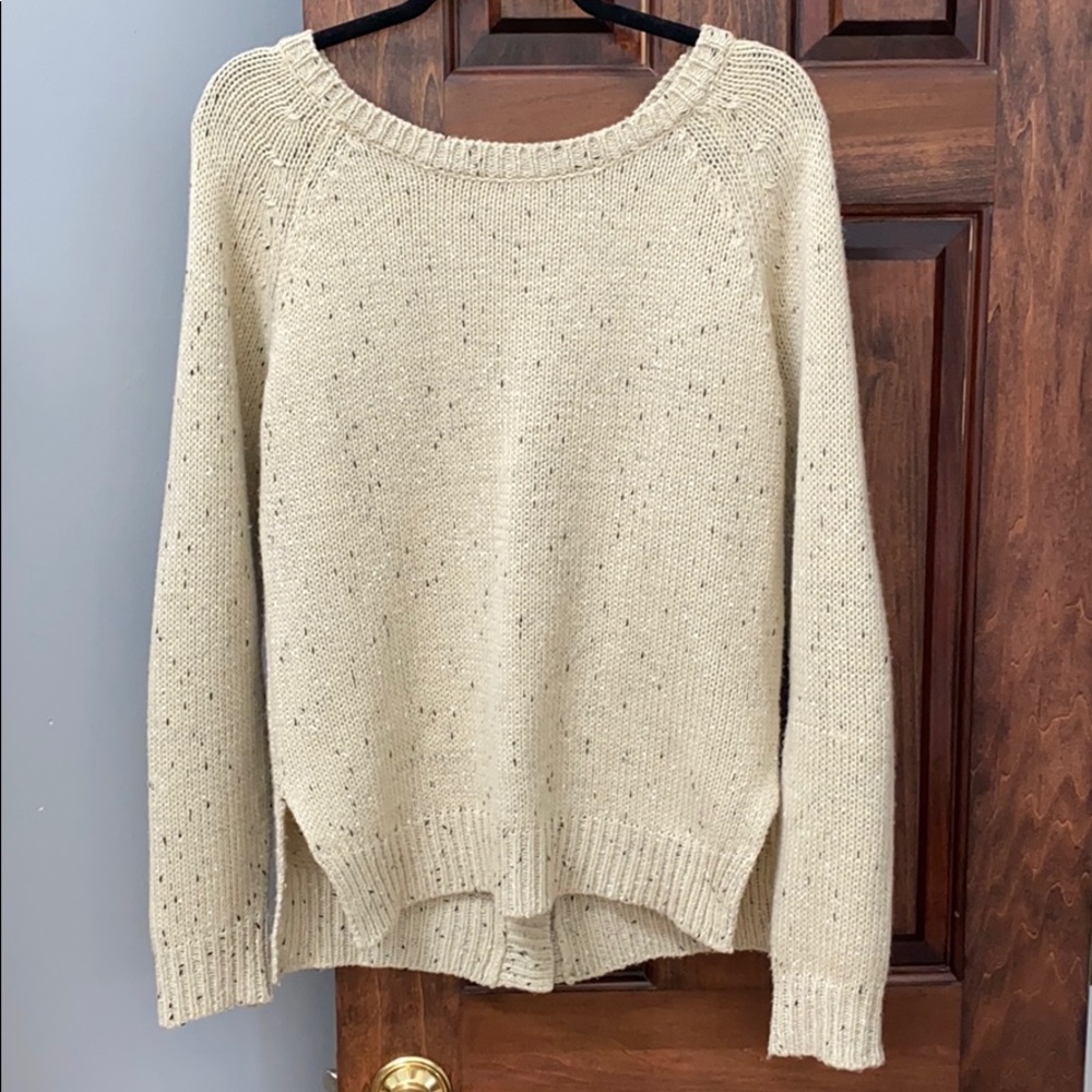 Market & Spruce Cotulla Back Button Sweater